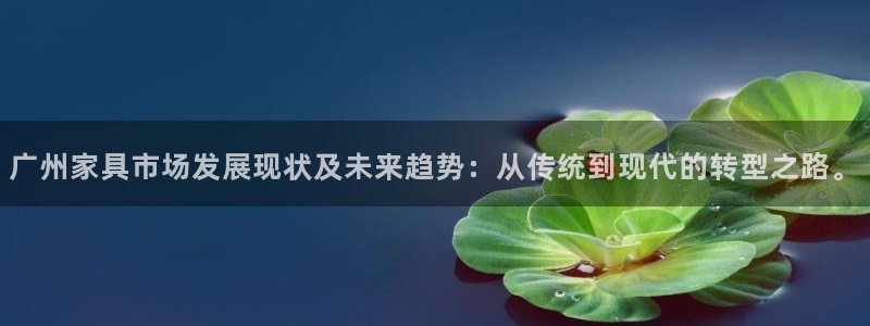 先锋 娱乐：广州家具市场发展现状及未来趋势：从传统到现代的转